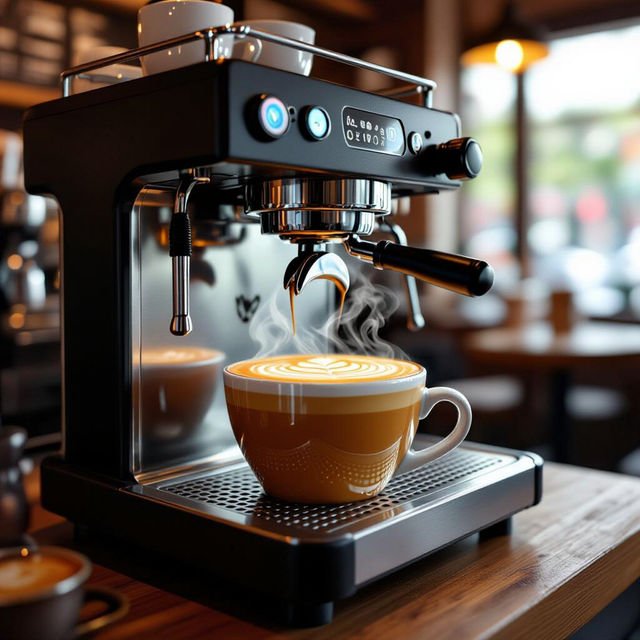 Latte Art Machine Designs gallery