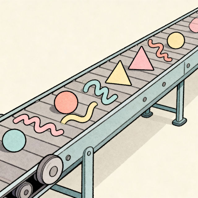 Conveyor Belt Drawing gallery