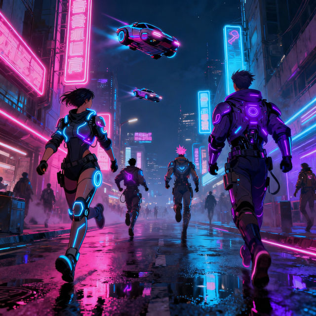 Cyberpunk Drawings - AI Generated Art gallery