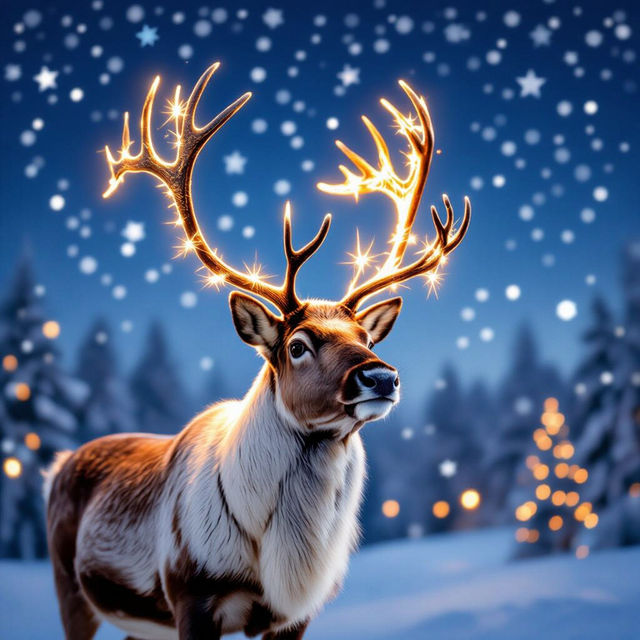 Christmas Wallpaper Reindeer gallery