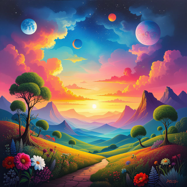 Explore Stunning AI Generated Art gallery