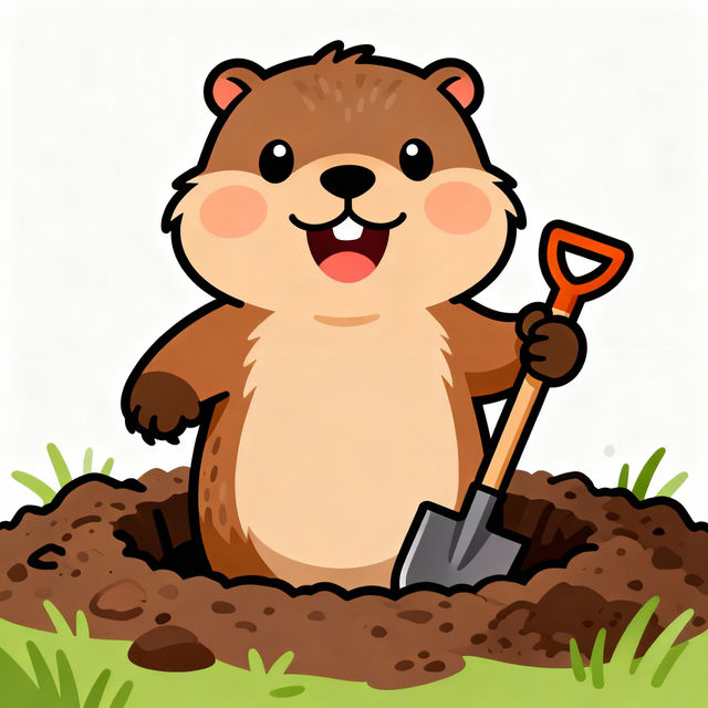 Groundhog Clip Art - Made With AI gallery