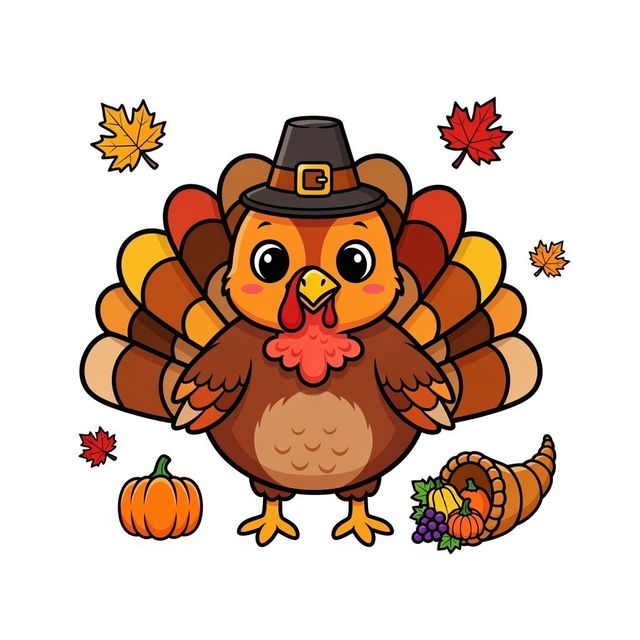 Browse Turkey Clip Art Made With AI gallery