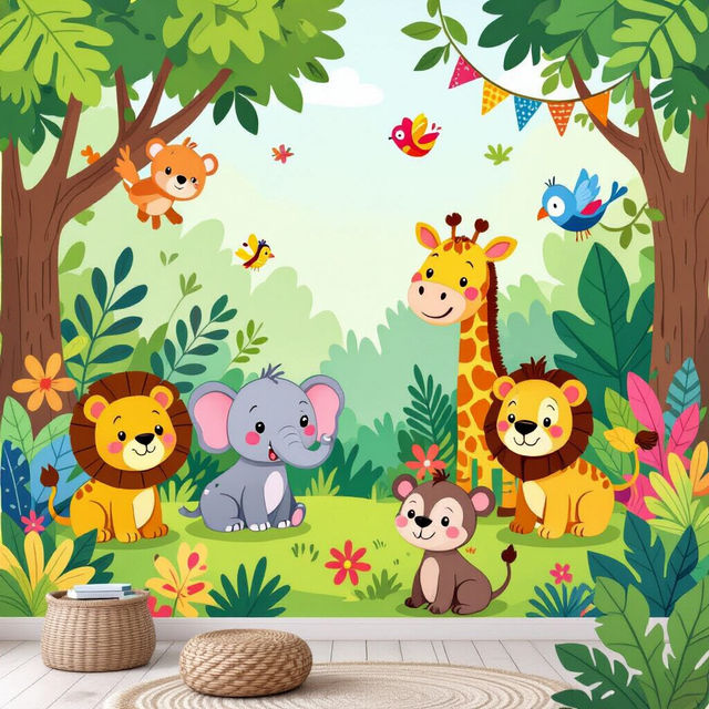 Wallpaper For Kids Room - Made With AI gallery
