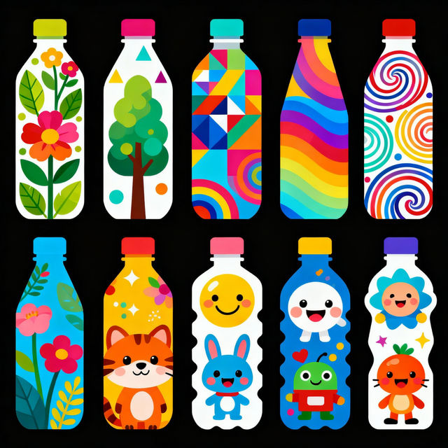 Clip Art Water Bottle Designs gallery