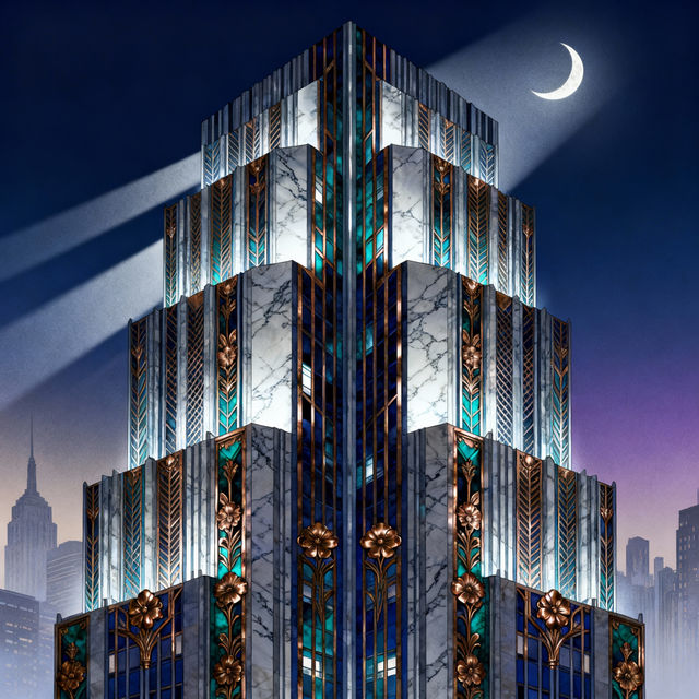 1930s Art Deco Art gallery