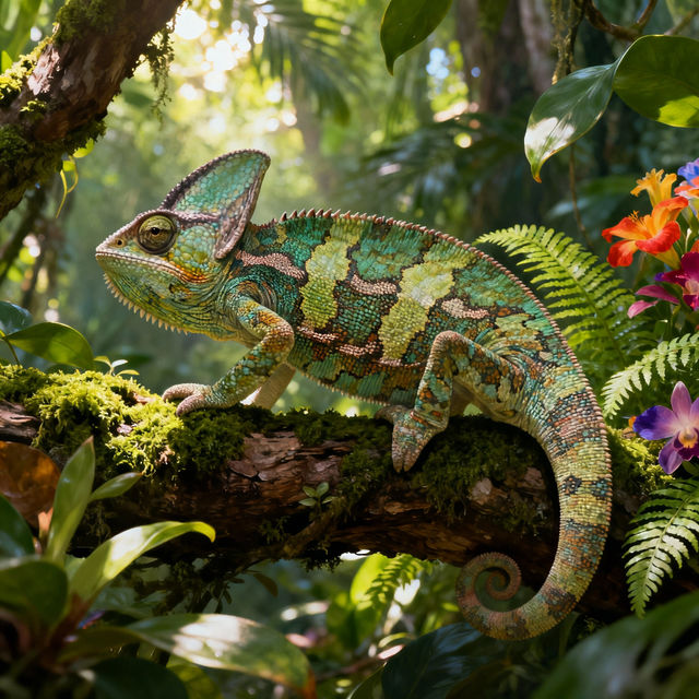 Chameleon Drawings - AI Generated Art gallery