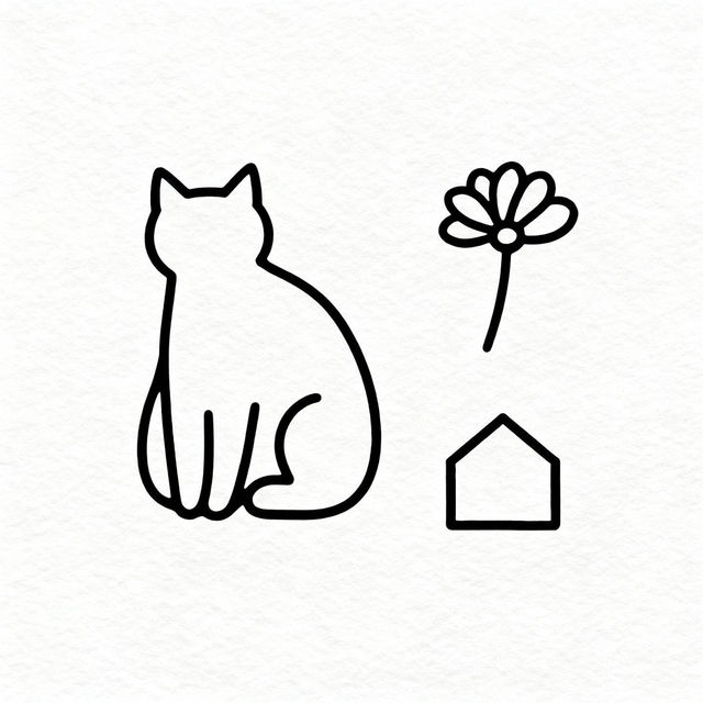 Small Simple Drawings - AI Generated gallery