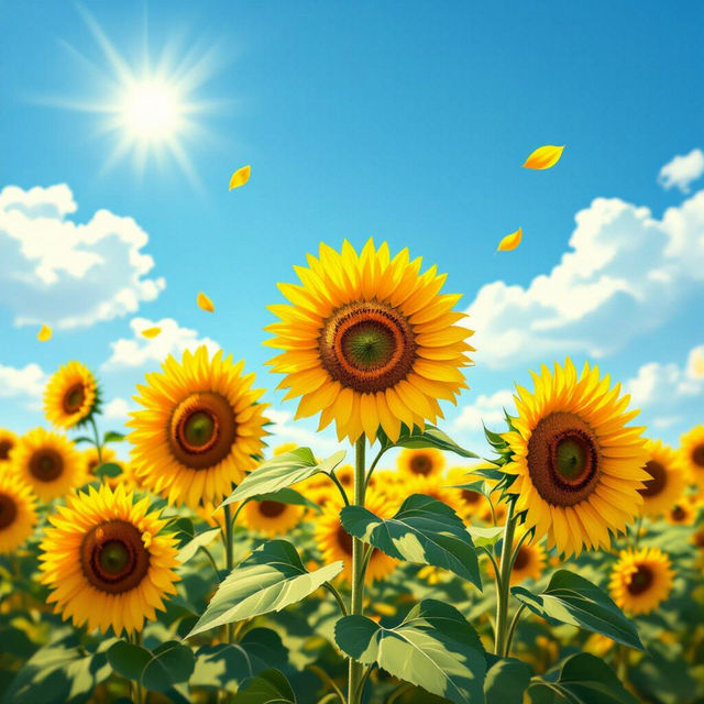Sunflower Desktop Wallpapers - Made With AI gallery