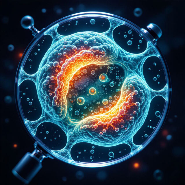 Amoeba Microscope Images - AI Generated gallery