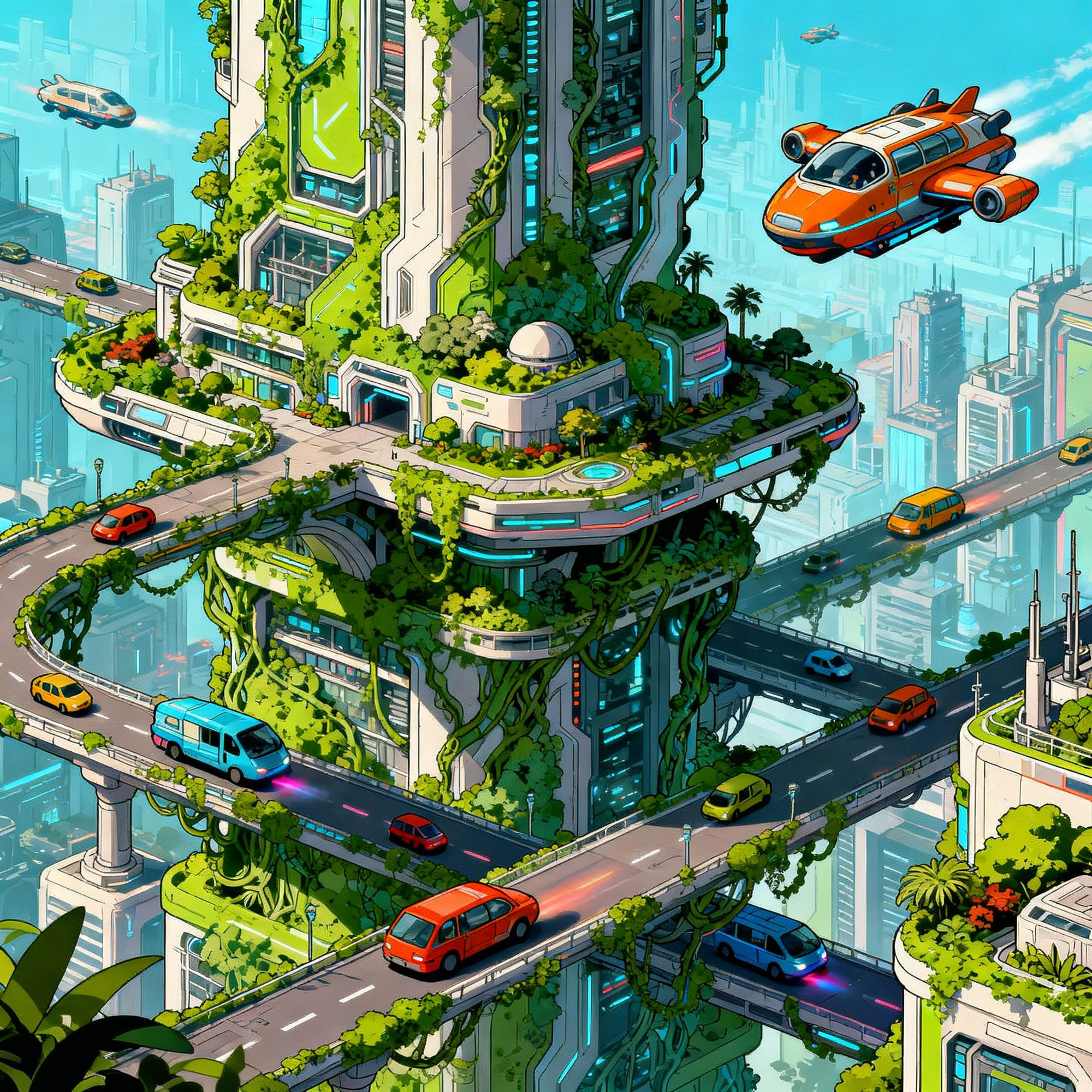 Isometric Drawing Examples - AI Generated Art