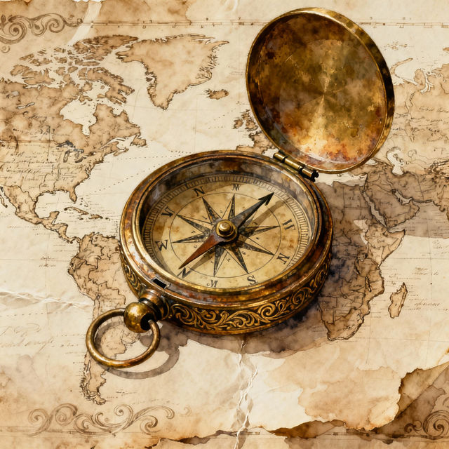 Magnetic Compass Drawings gallery