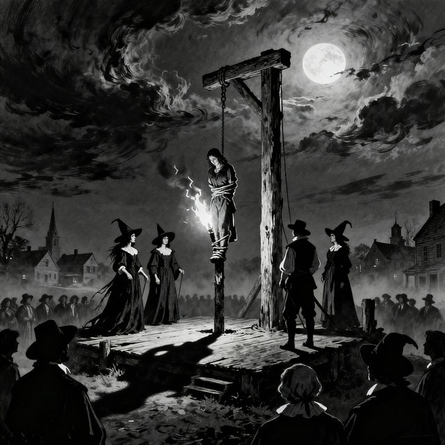 Salem Witch Trials Drawings gallery