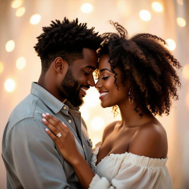 Strong Relationship Black Couple Art gallery