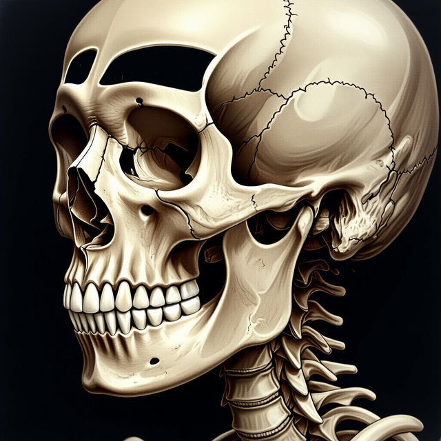 AI-Generated Anatomy Drawing gallery