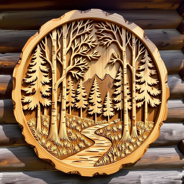 Outdoor Wooden Wall Art gallery