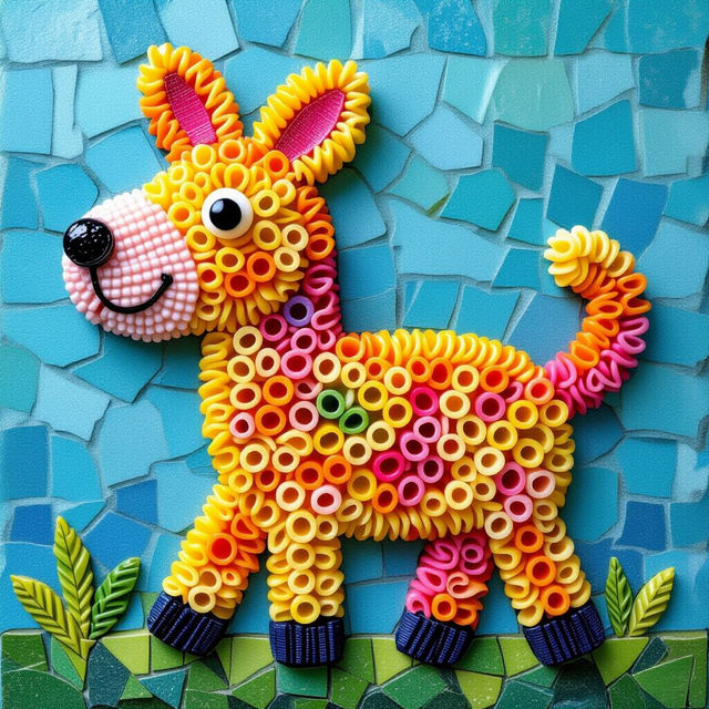 Macaroni Art Ideas - Get Creative! gallery