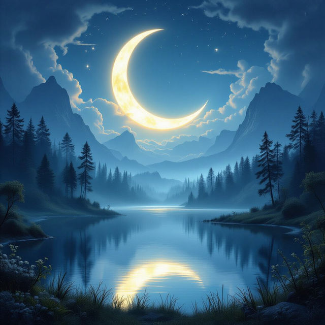 Beautiful Moon Wallpapers - Created With AI gallery