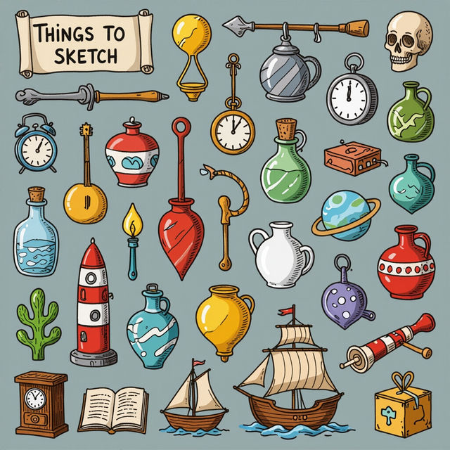 Things to Sketch - AI Art Inspiration gallery