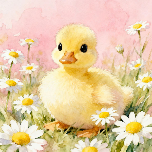 Cute Baby Duck Drawings gallery