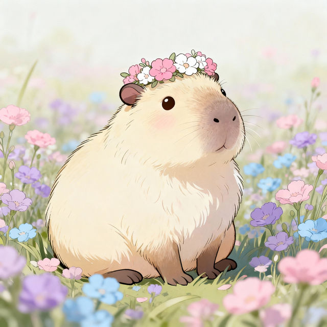 Cute Capybara Drawings gallery