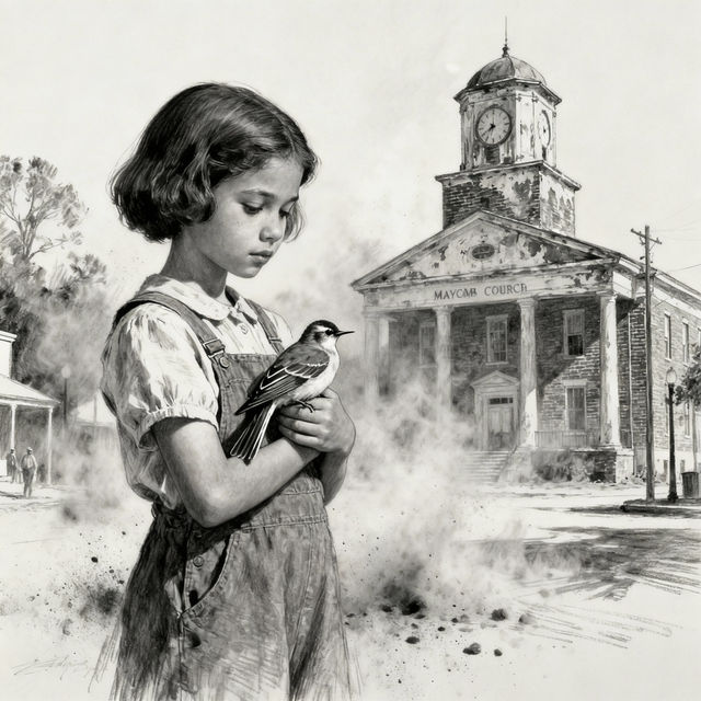 To Kill A Mockingbird Drawings - AI Generated Art gallery