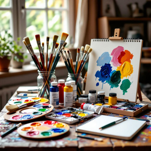 What Are Art Supplies - Created With AI gallery