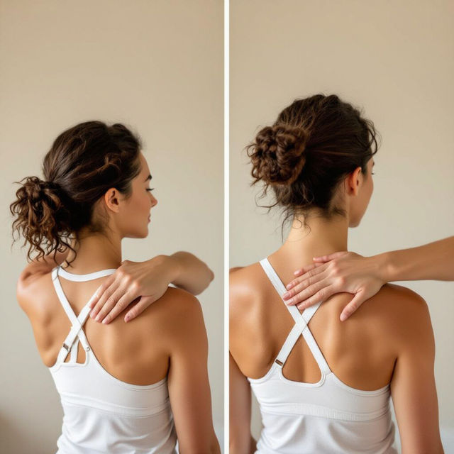 Upper Trapezius Stretch Images gallery