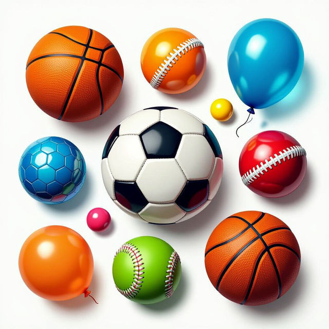 Ball Drawings - Created With AI gallery