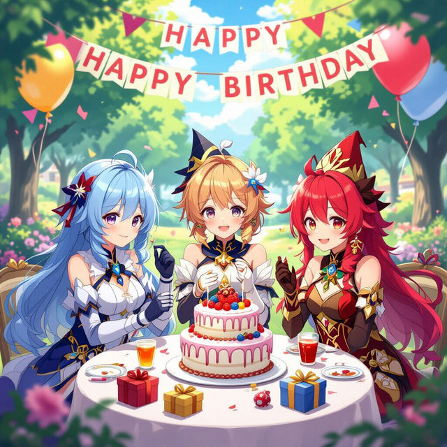 Genshin Birthday Art - Celebrate Your Favorites gallery