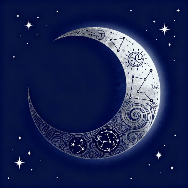 Half Moon Drawings - AI Generated gallery
