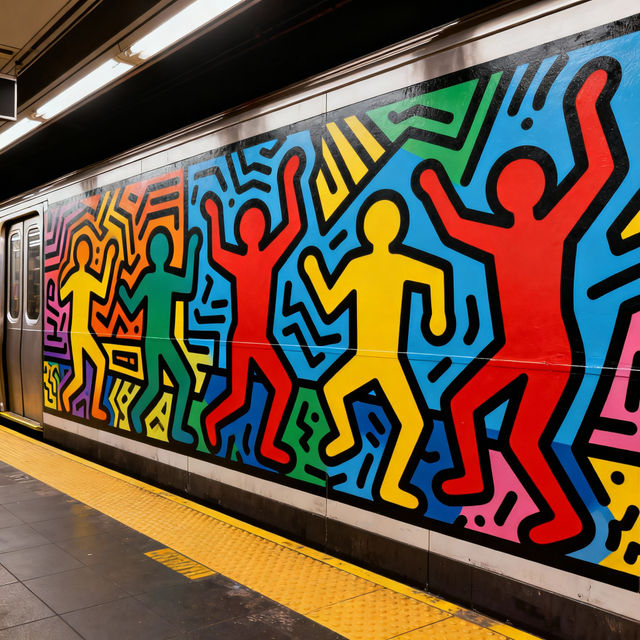 Keith Haring Subway Art gallery