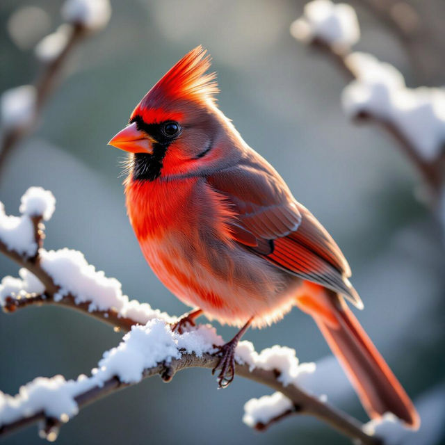 Female Cardinal Pictures - AI Generated gallery