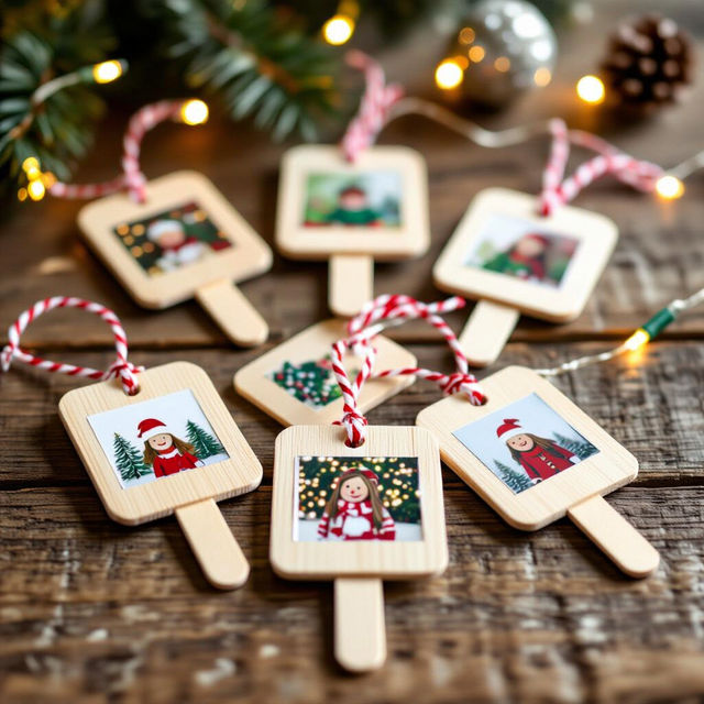 Popsicle Stick Ornaments With Pictures gallery