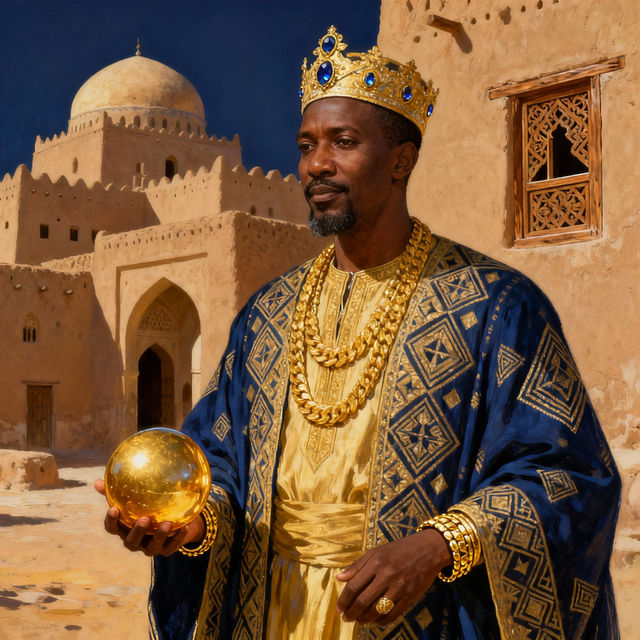 Mansa Musa Drawings - AI Generated gallery