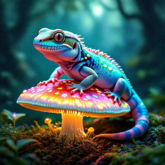 Gecko Art - AI Generated gallery
