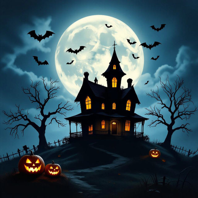 Halloween Desktop Wallpaper - Free AI Art gallery
