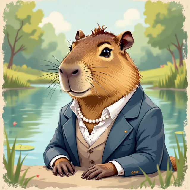 Preppy Capybara Wallpapers gallery