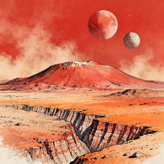 Mars Drawings - AI Generated Art gallery