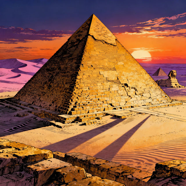 Pyramid of Giza Drawings gallery