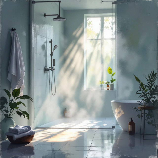 Shower Images - AI Generated gallery