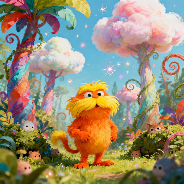 Lorax Drawings - Created With AI gallery
