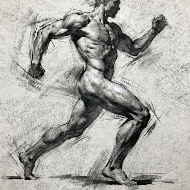 Drawing Human Body - AI Art Gallery gallery