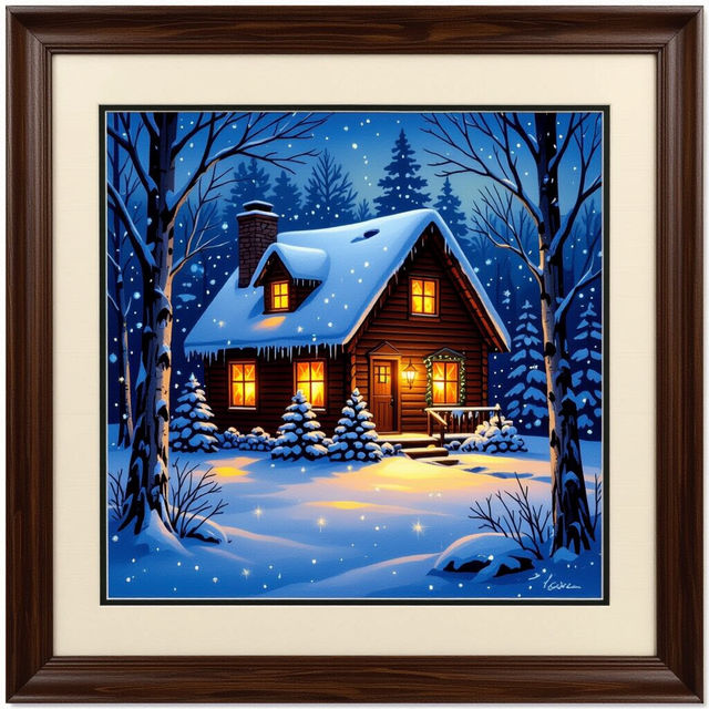Christmas Framed Art - AI Generated gallery