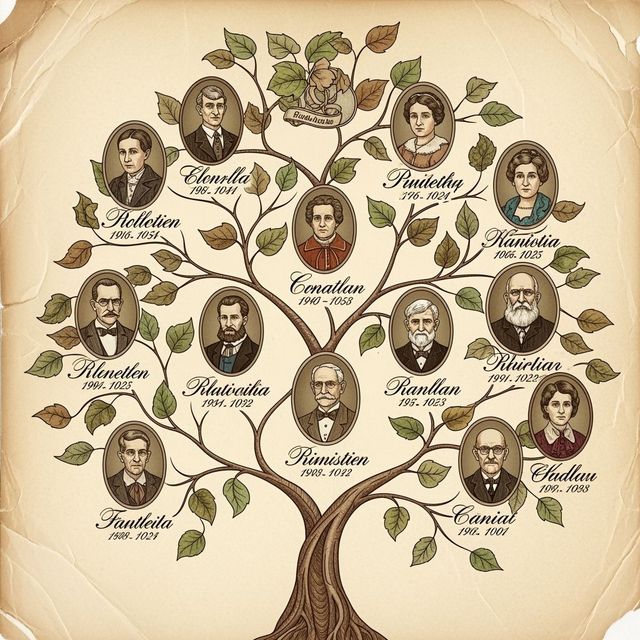 Generate Stunning Family Tree Drawings with AI gallery