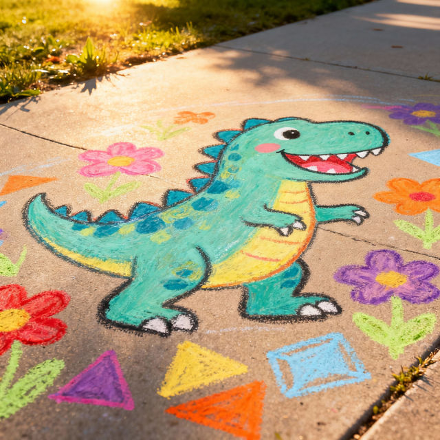 Chalk Art for Kids gallery