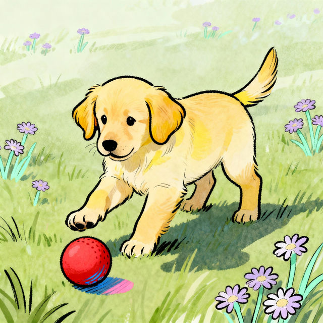 Drawings Of Dog - Made With AI gallery