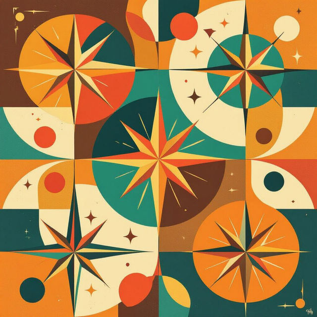 Mid Century Modern Art Prints - AI Generated gallery