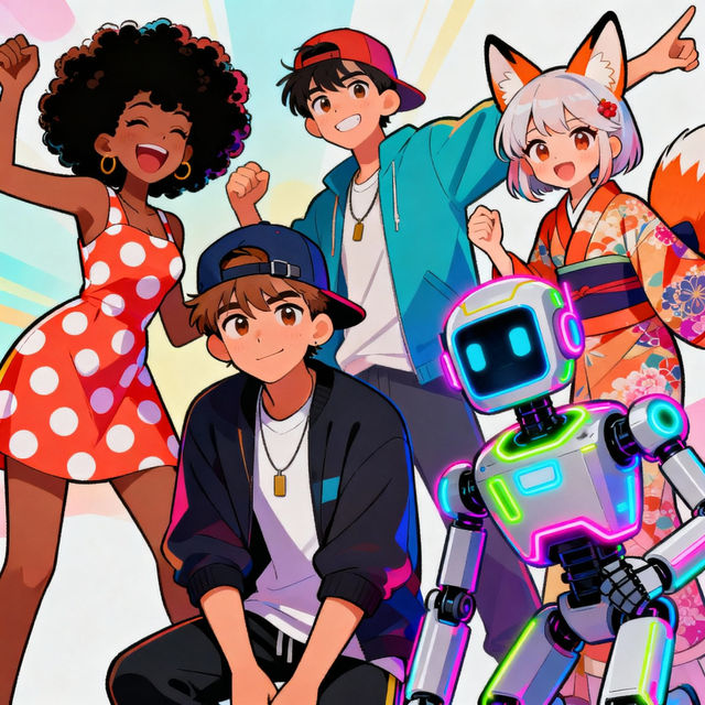 Cartoon People Drawings - Made With AI gallery