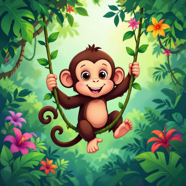 Cute Monkey Wallpapers - Made With AI gallery